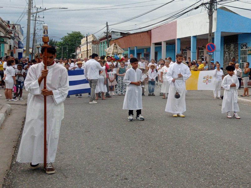 Realizan en Palma Soriano la Fiesta de Natividad y peregrinación de la Virgen de la Caridad del Cobre