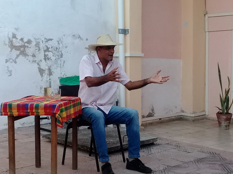 Además de promotor cultural, un gran actor de teatro: Ramón Columbié