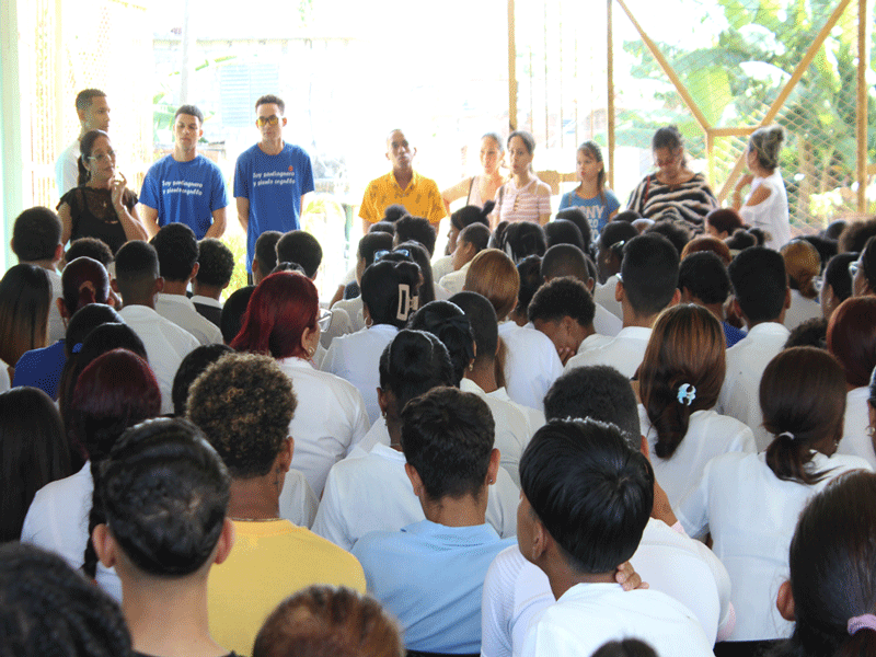 Realizan Puertas Abiertas en el preuniversitario palmero Ramón Campa Delgado